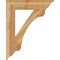 Ekena Millwork Legacy Traditional Rough Sawn Bracket, Western Red Cedar, 6"W x 32"D x 40"H BKT06X32X40LEC01RWR - alternate 4